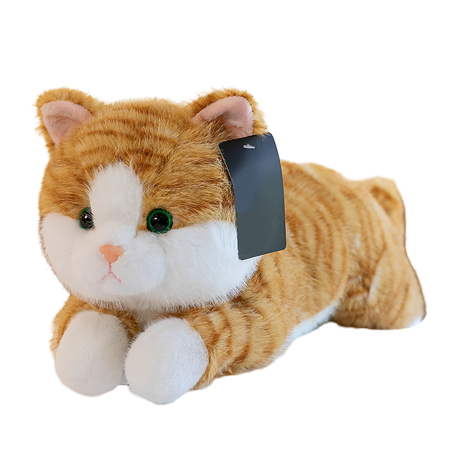 thumbnail image 2 of Peluche De Gato Con Peso Peluche Realista De Gato Cojín Decorativo Peluches Con Peso Grises Para Niños Y Adultos, 2 of 2